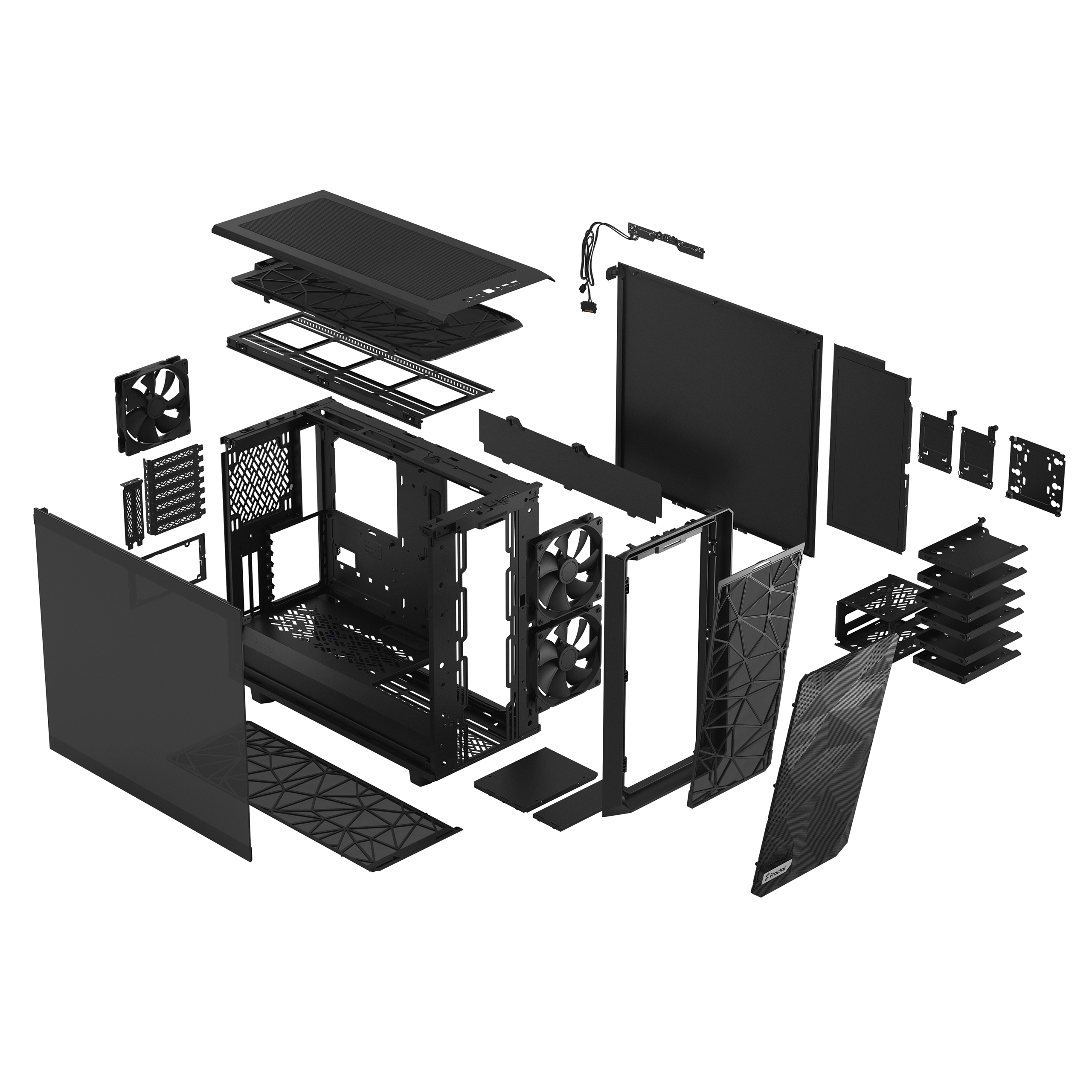 FRACTAL DESIGN MESHIFY 2 NANO BLACK TG DARK TINT thumbnail 8