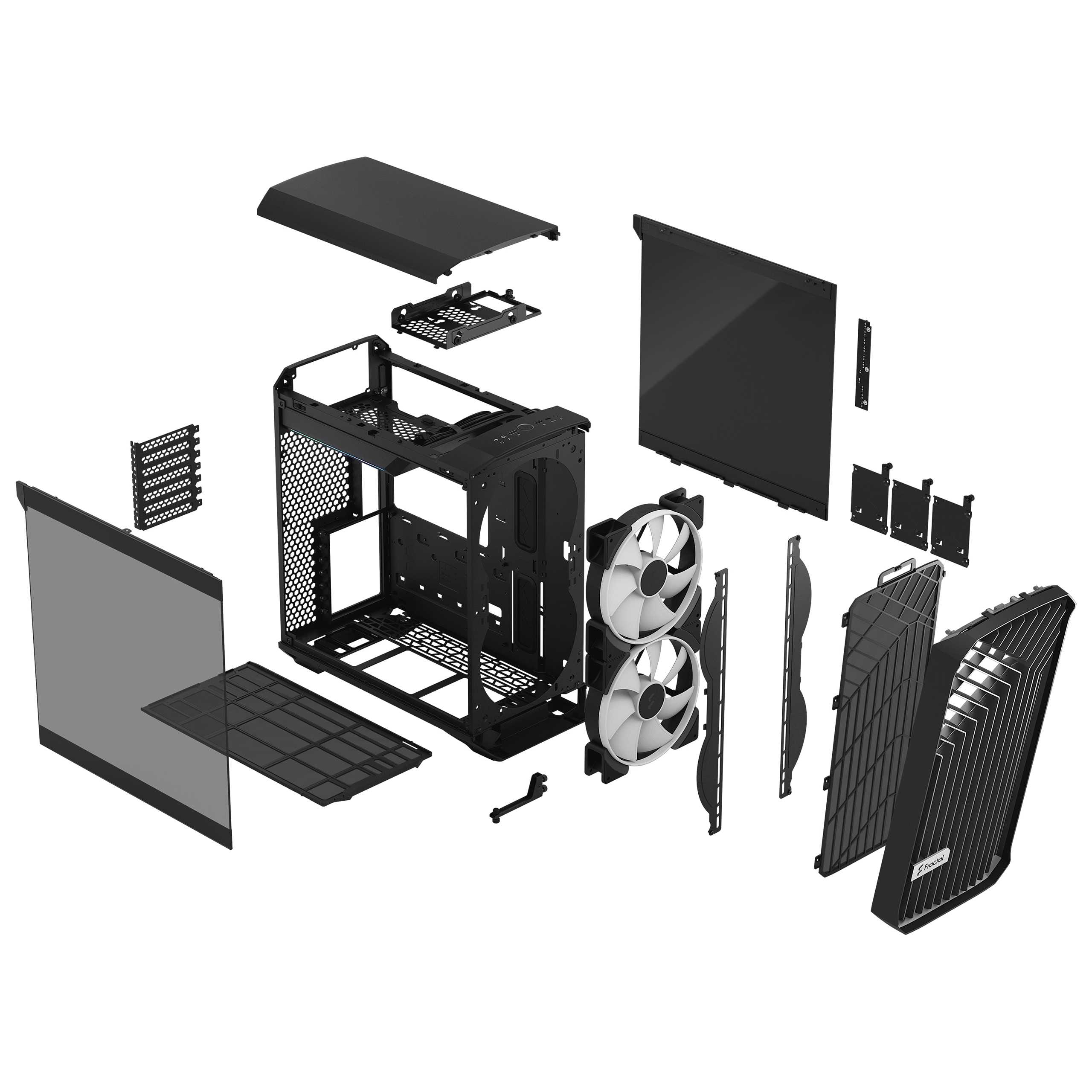 FRACTAL DESIGN TORRENT COMPACT RGB BLACK TG LIGHT thumbnail 8