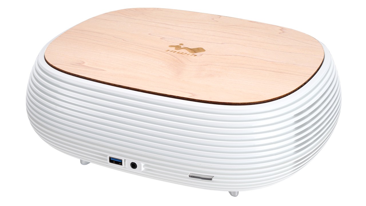 IN WIN B1PW MINI ITX CASE W/200W GOLD PURE WHITE thumbnail 3