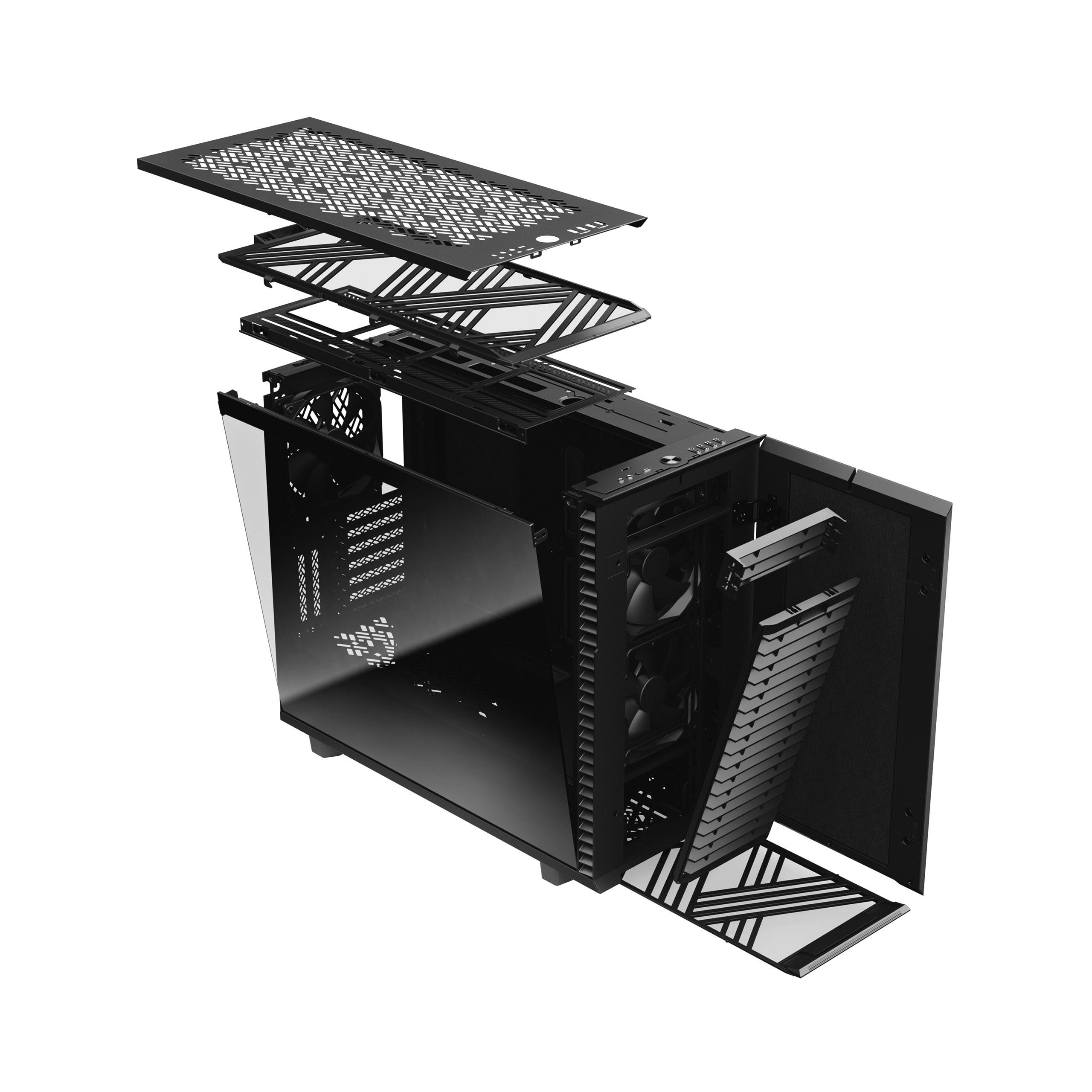 FRACTAL DESIGN DEFINE 7 BLACK TG DARK TINT (DEF7A-03) thumbnail 13