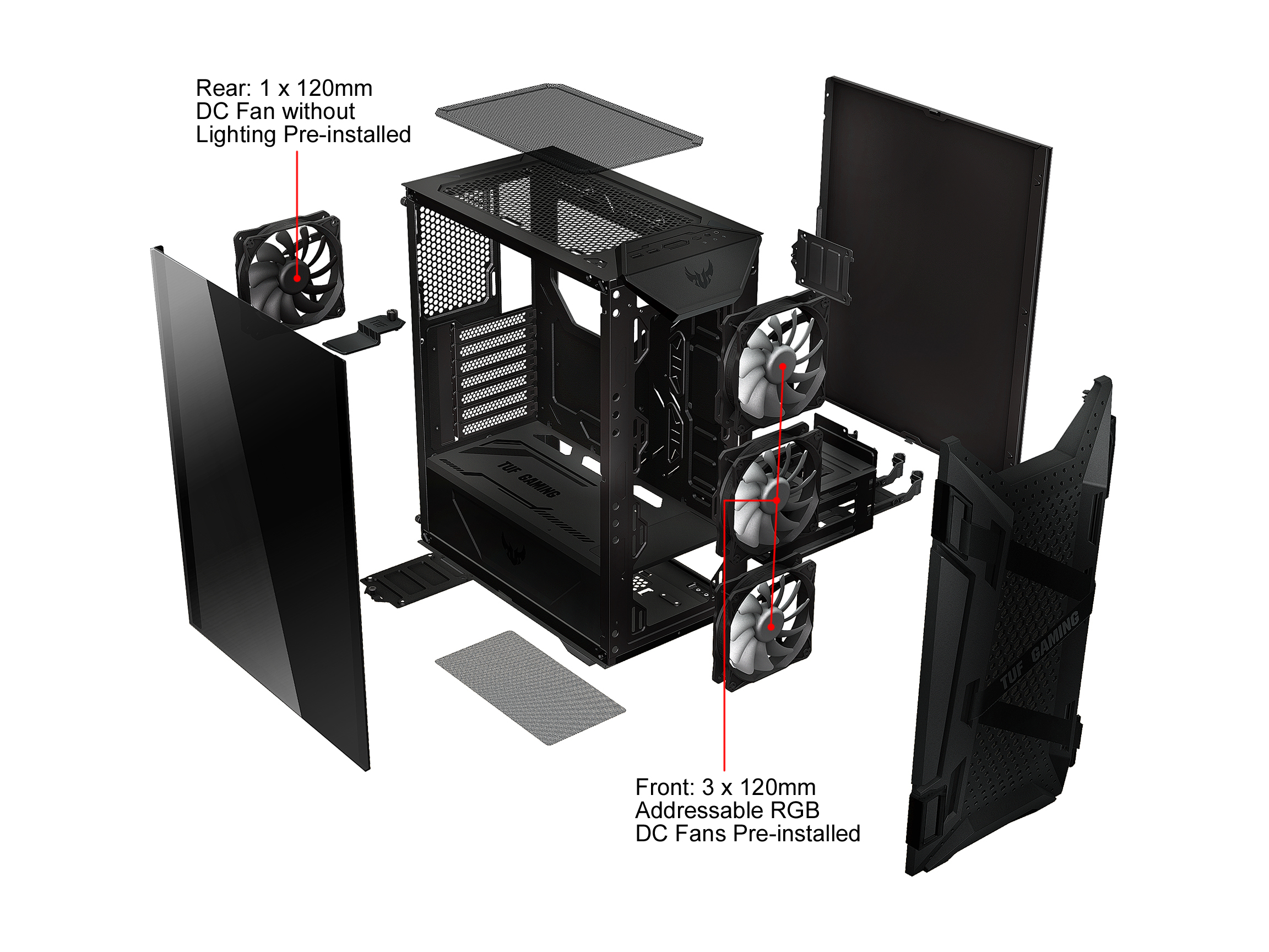 ASUS GT301 TUF GAMING CASE thumbnail 5