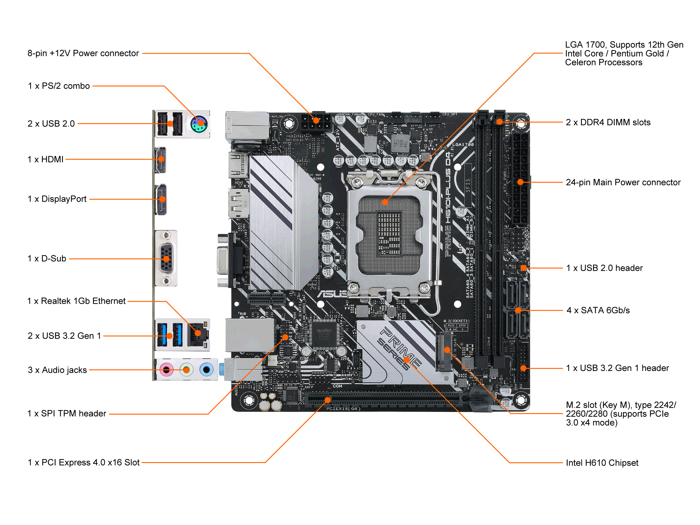 PRIME H610I-PLUS D4 thumbnail 5