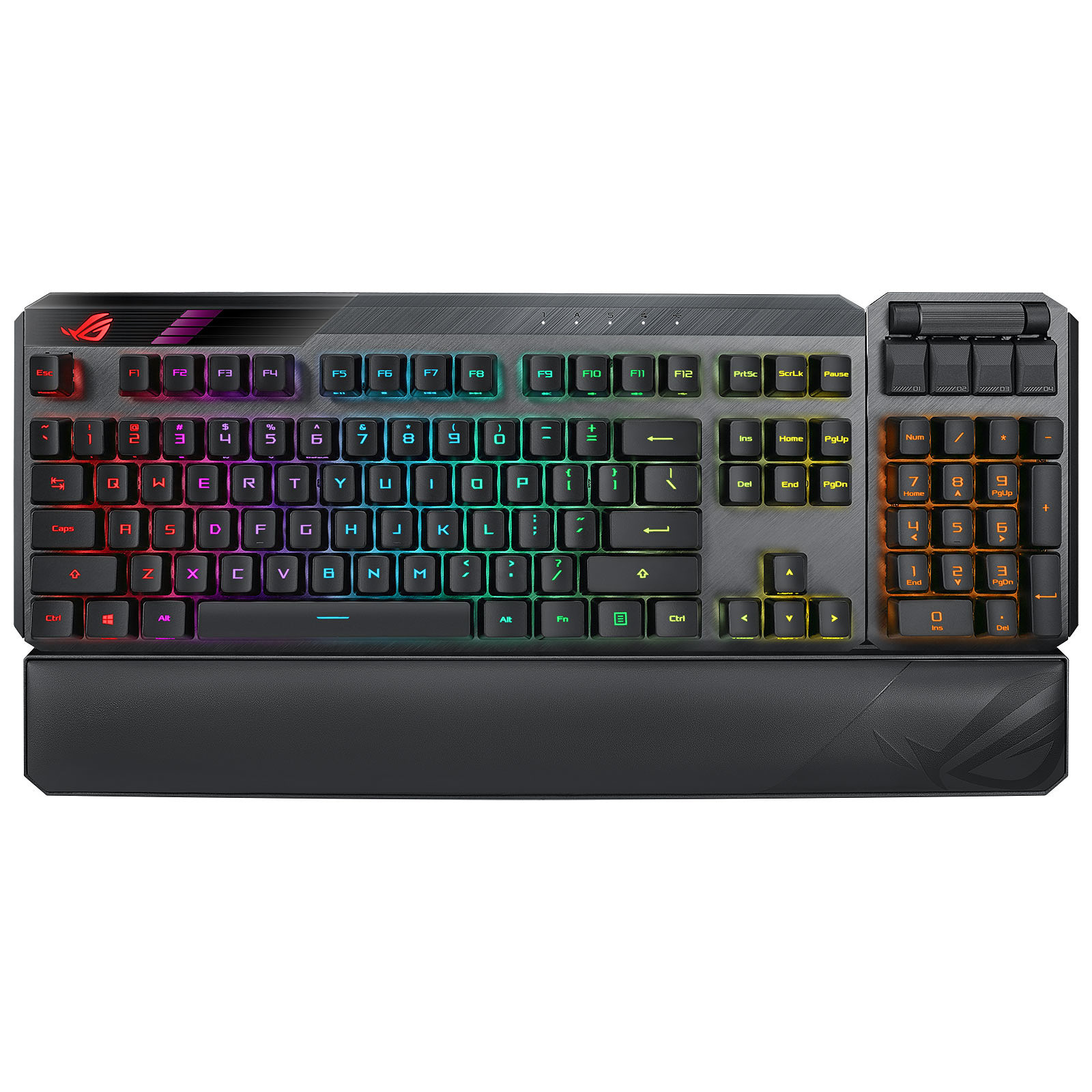 ASUS MA02 ROG CLAYMORE II RGB 青軸機械式鍵盤 英字 thumbnail 2