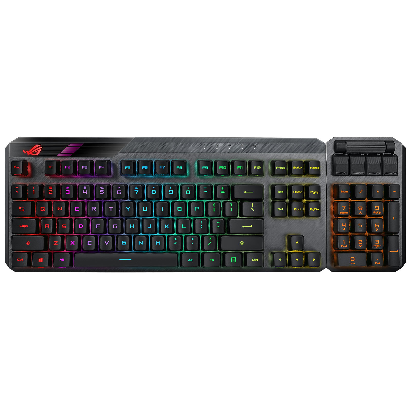 ASUS MA02 ROG CLAYMORE II RGB 紅軸機械式鍵盤 英字 thumbnail 6