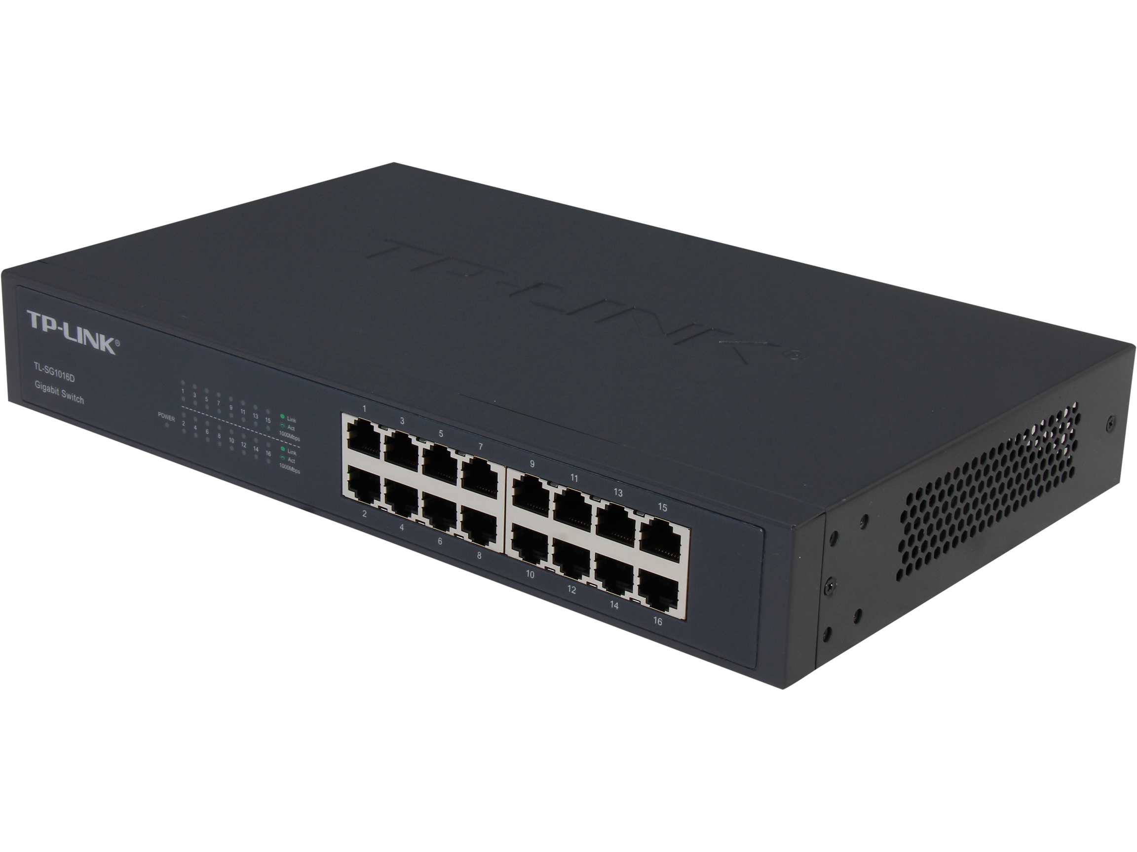 TP-LINK TL-SG1016D 16-PORT GIGA DESKTOP SWITCH thumbnail 5