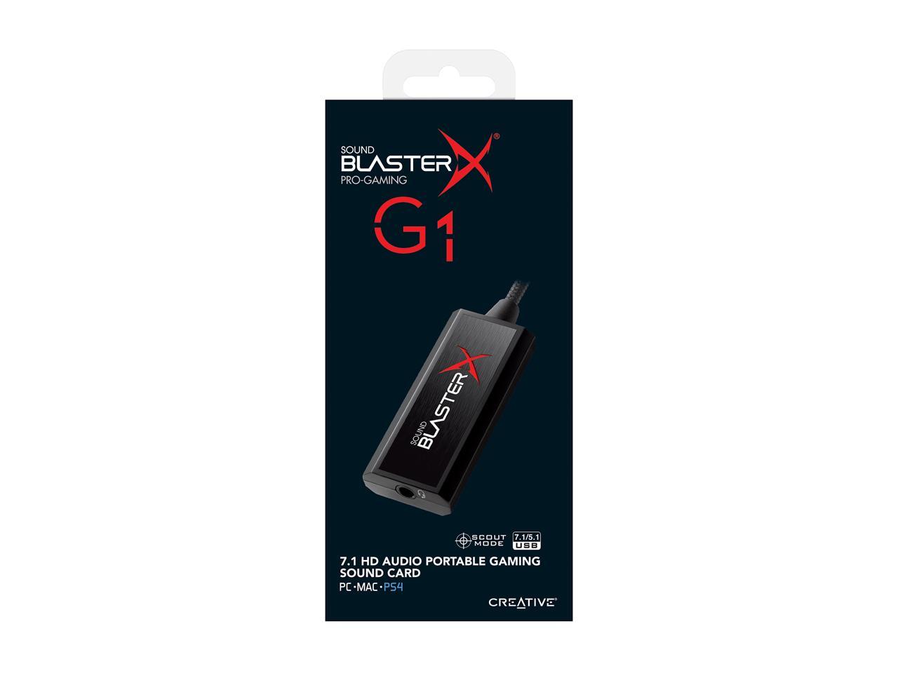 CREATIVE SOUND BLASTERX G1 7.1 PORTABLE W/HEADPHON thumbnail 3
