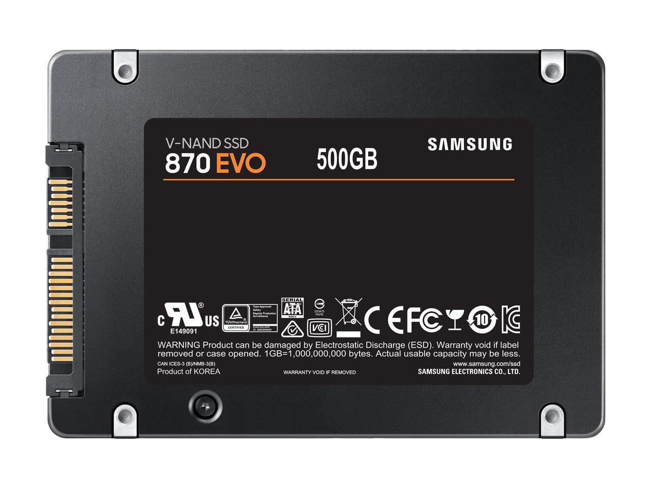 SAMSUNG 870 EVO SATA3 500G SSD thumbnail 3