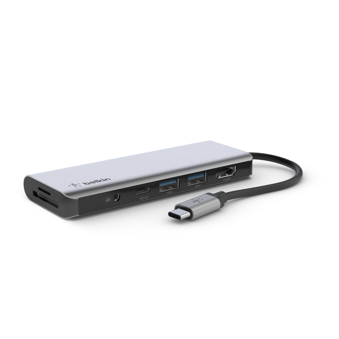 BELKIN USB-C 7-IN-1 MULTIMEDIA HUB GEN 2 thumbnail 2