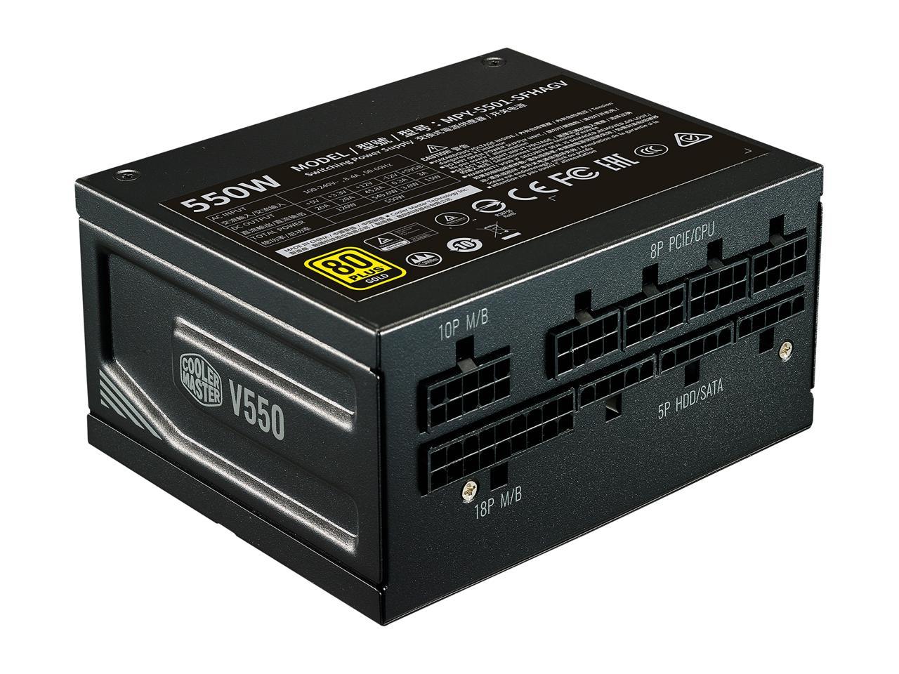 COOLER MASTER V550 SFX GOLD 550W FULL MODULAR thumbnail 5