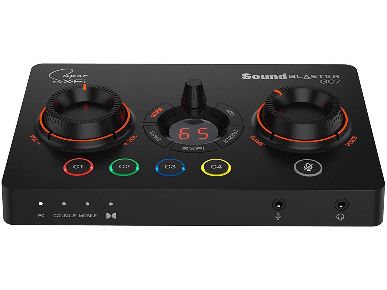 CREATIVE BLASTER GC7 GAME STREAMING USB DAC &AMP thumbnail 2