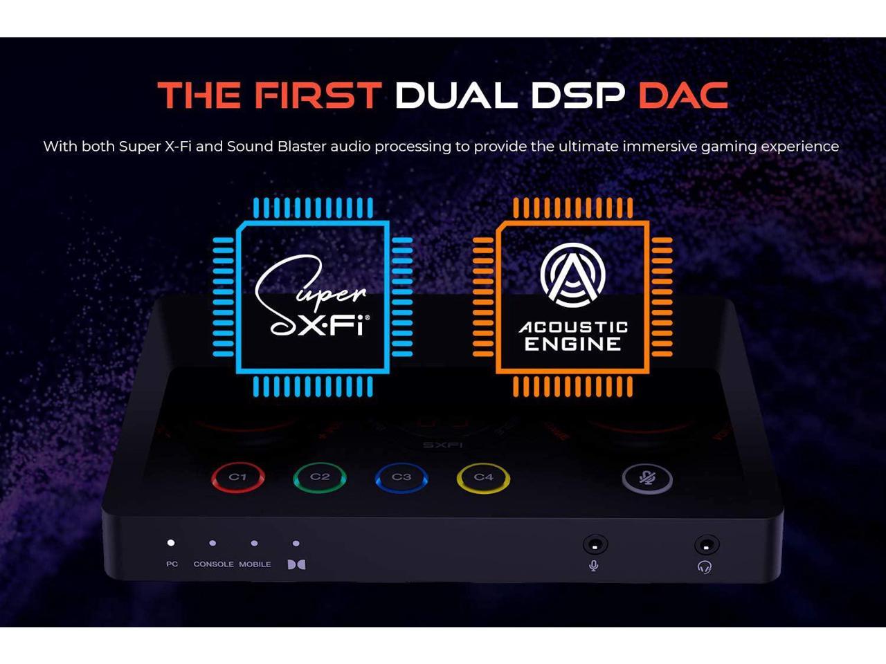 CREATIVE BLASTER GC7 GAME STREAMING USB DAC &AMP thumbnail 4