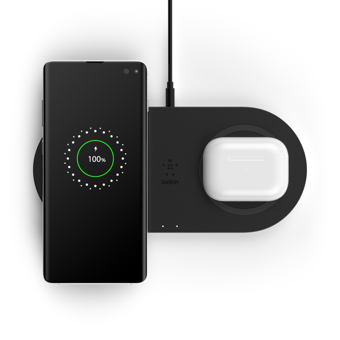 BELKIN DUAL PAD 10W PSU BLACK thumbnail 4