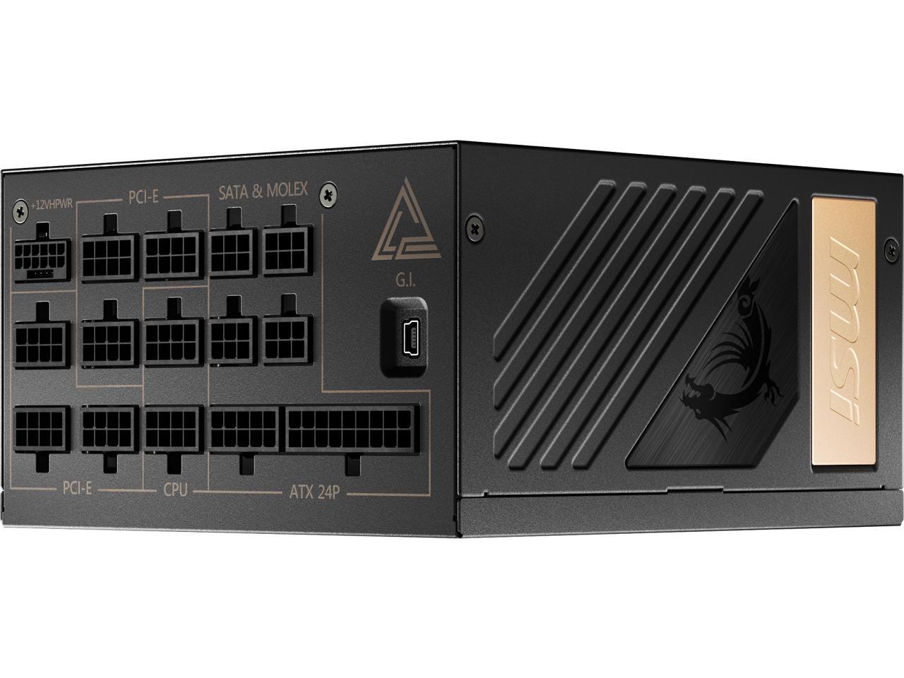MSI MEG AI1300P 1300W PCIE5 POWER SUPPLY thumbnail 6