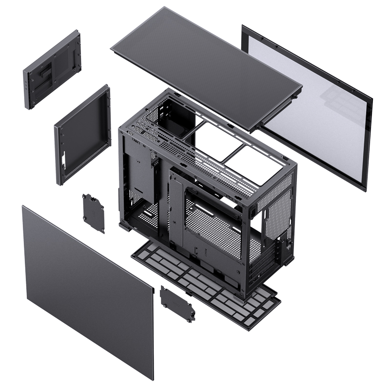 JONSBO D31 M-ATX MESH+SCREEN VERSION BLACK thumbnail 5