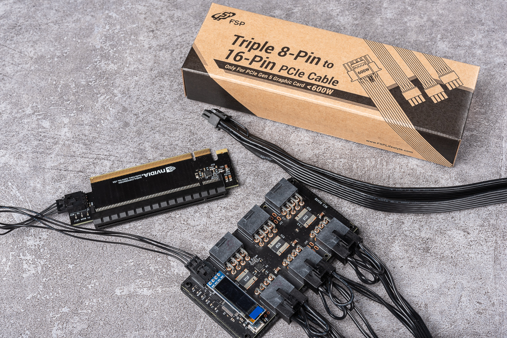 FSP TRIPLE 8-PIN TO 16-PIN PCIE CABLE