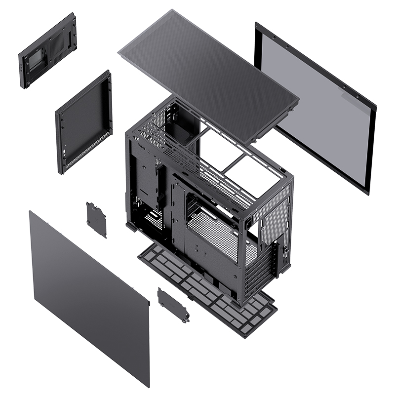 JONSBO D41 ATX STANDARD + SCREEN VERSION BLACK thumbnail 12