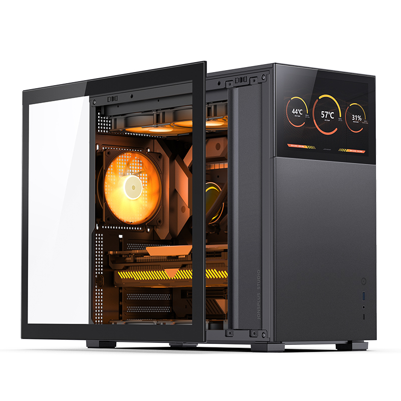 JONSBO D41 ATX STANDARD + SCREEN VERSION BLACK thumbnail 4
