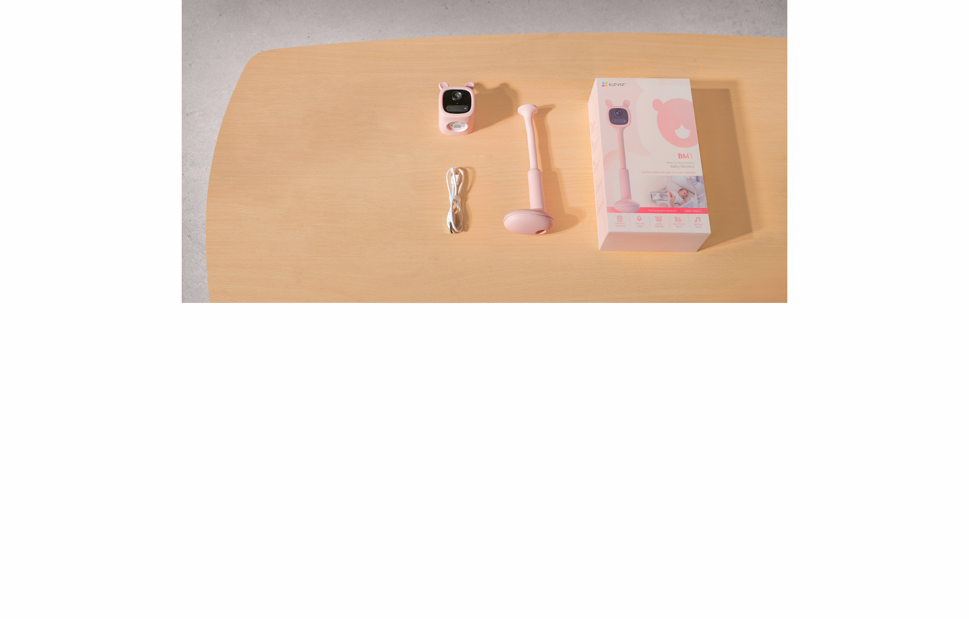 EZVIZ BEAR CAMERA PINK thumbnail 3