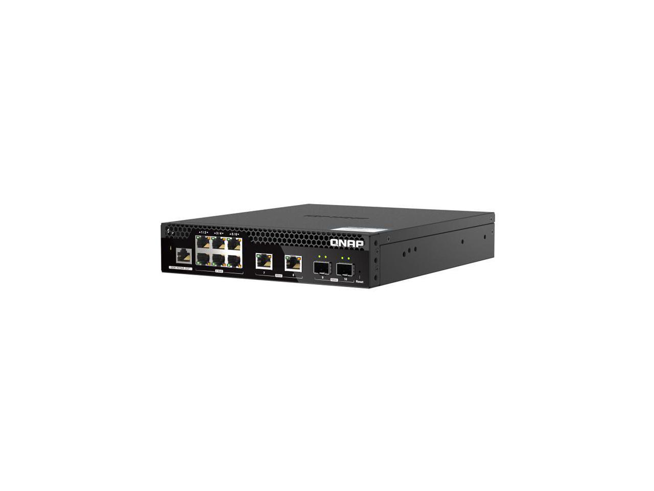 QNAP 4PORTS 10GBE + 6PORTS 2.5GBE SWITCH thumbnail 2