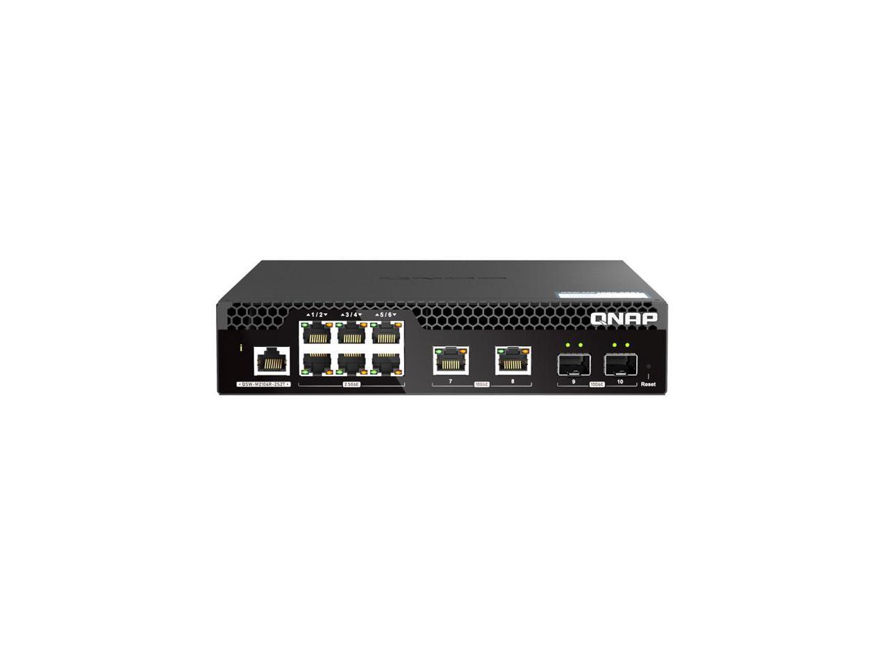 QNAP 4PORTS 10GBE + 6PORTS 2.5GBE SWITCH thumbnail 6