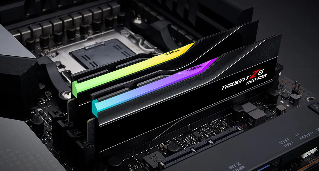 G-SKILL TRIDENT TZ5 NEO RGB 64G(32G*2) DDR5 6000MHZ 1.4V thumbnail 4