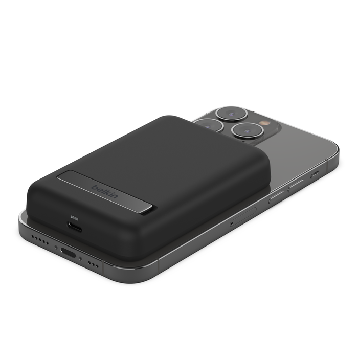 BELKIN 5K MAGNETIC WIRELESS POWER BANK+KICKSTAND (PURPLE) thumbnail 3