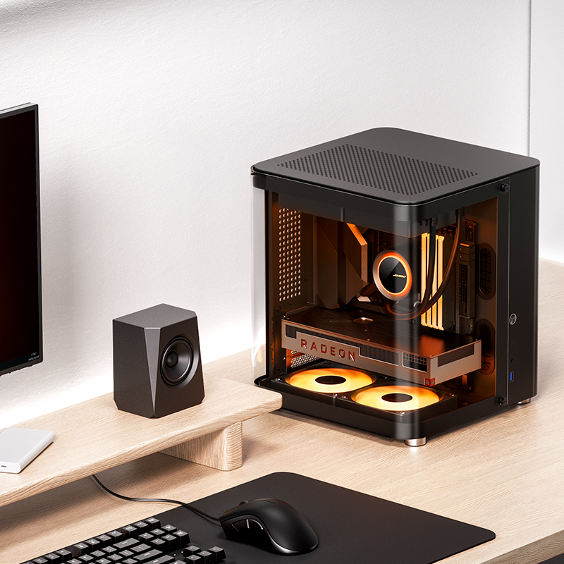 JONSBO TK-1 MATX CASE W/WINDOWS BLACK thumbnail 3