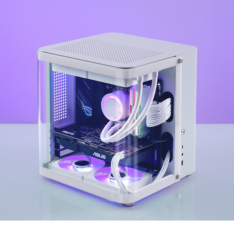 JONSBO TK-1 MATX CASE W/WINDOWS WHITE thumbnail 11