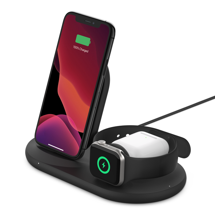 BELKIN APPLE WATCH & PHONE WIRELESS CHARING STAND BK thumbnail 9