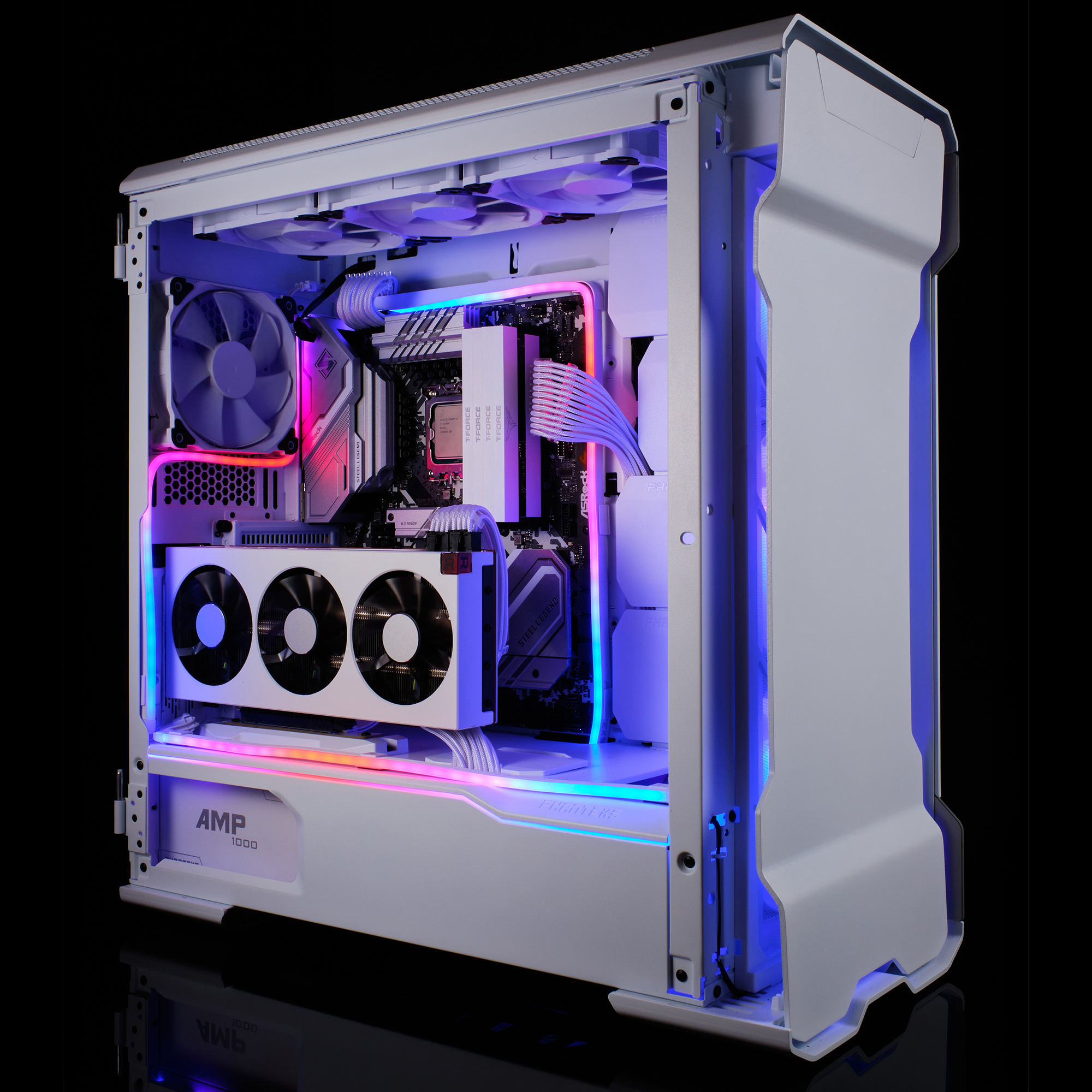 PHANTEKS NEON DIGITAL RGB LED STRIP (400MM*2) WHITE thumbnail 6