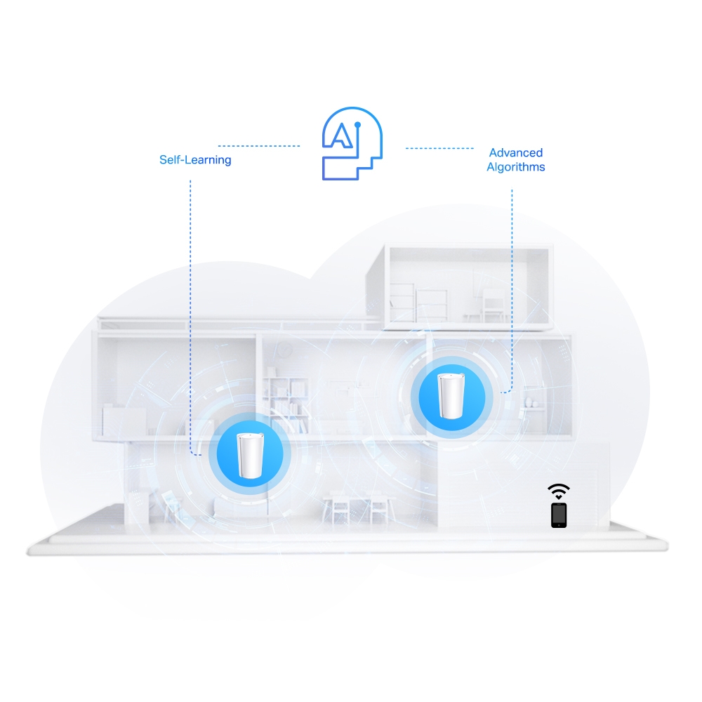 TP-LINK DECO X95 AX7800 MESH WIFI SYSTEM (1-PACK) thumbnail 6