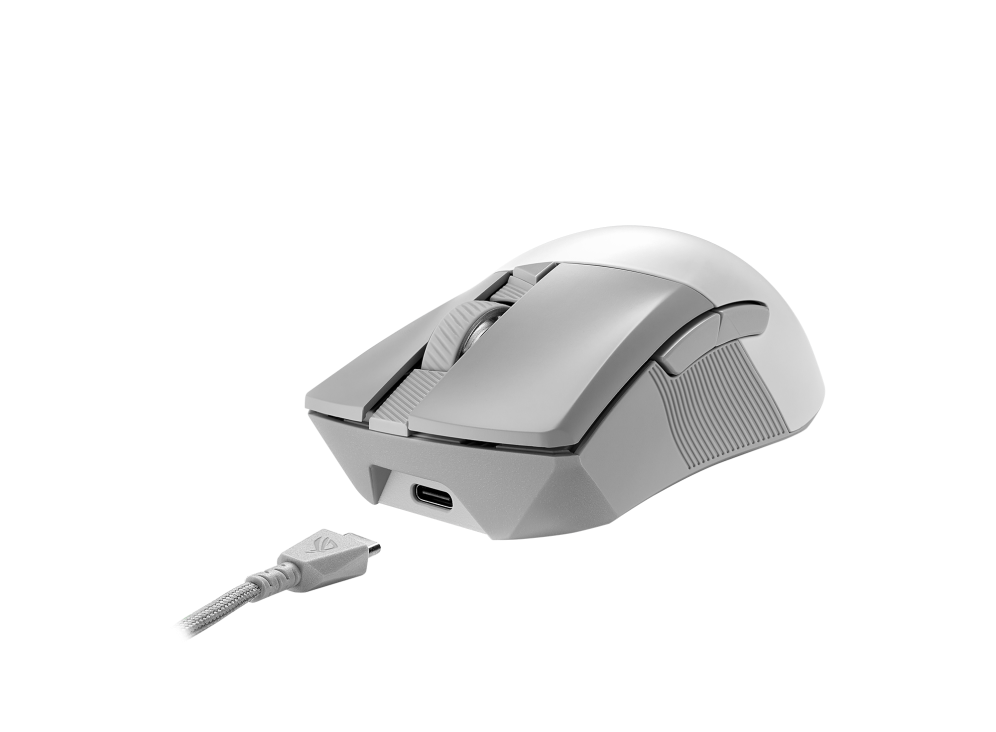 ASUS ROG GLADIUS III WIRELESS AIMPOINT MOUSE WHITE thumbnail 3