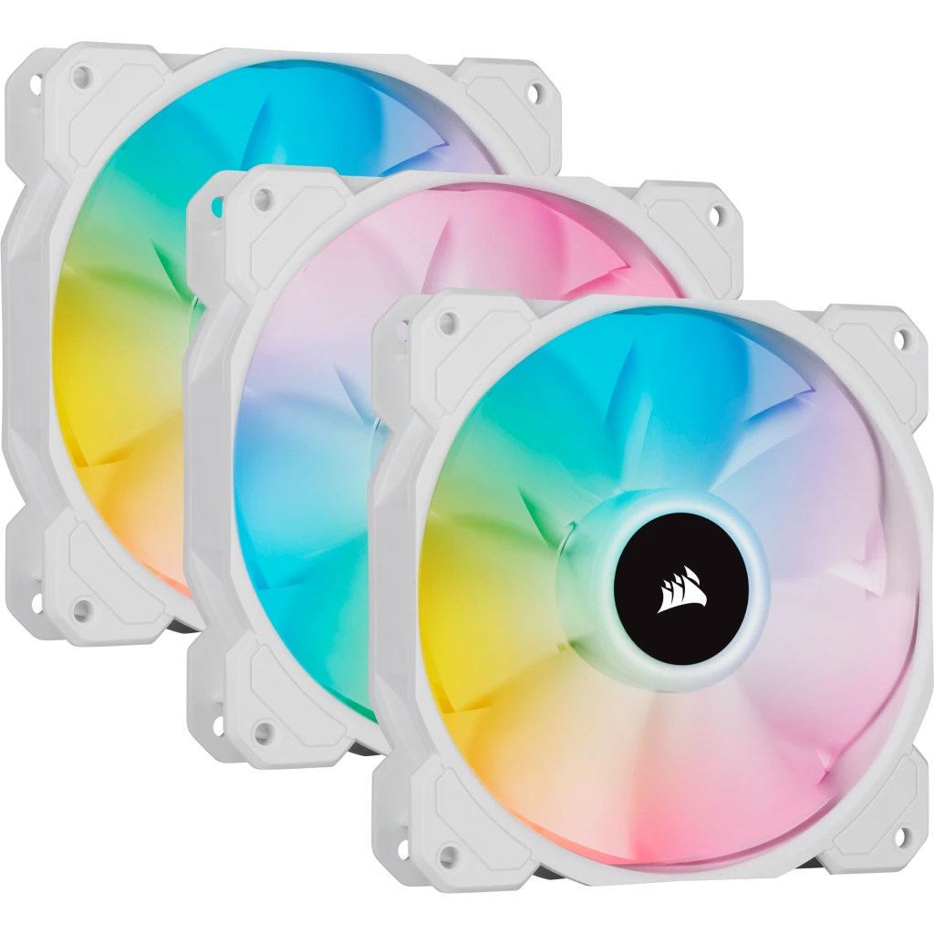 CORSAIR SP120 RGB ELITE WHITE (3-PACK) thumbnail 5