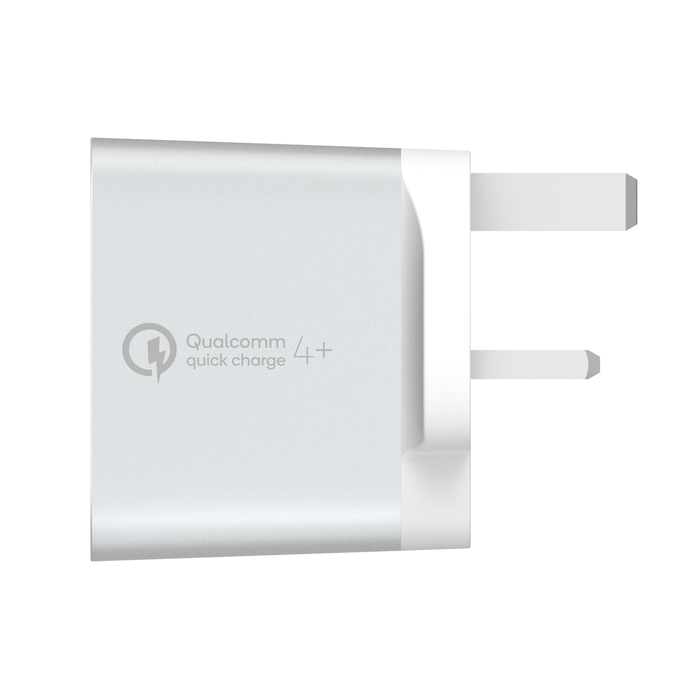 BELKIN QC4 + USB-C AC CHARGER 27W 4  USB-C TO C SILVER thumbnail 4