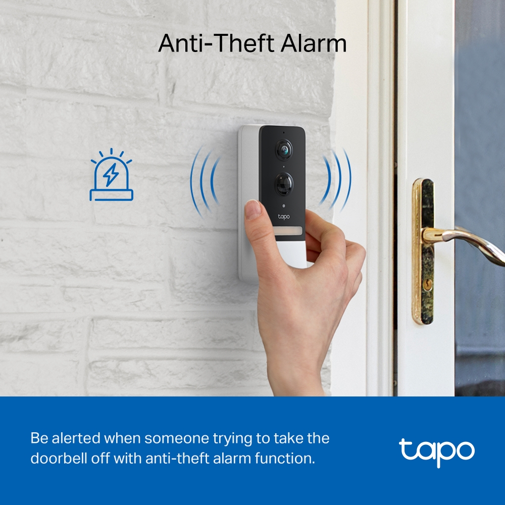 TP-LINK Tapo 2K 5MP Smart Wireless Security Video Doorbell thumbnail 11