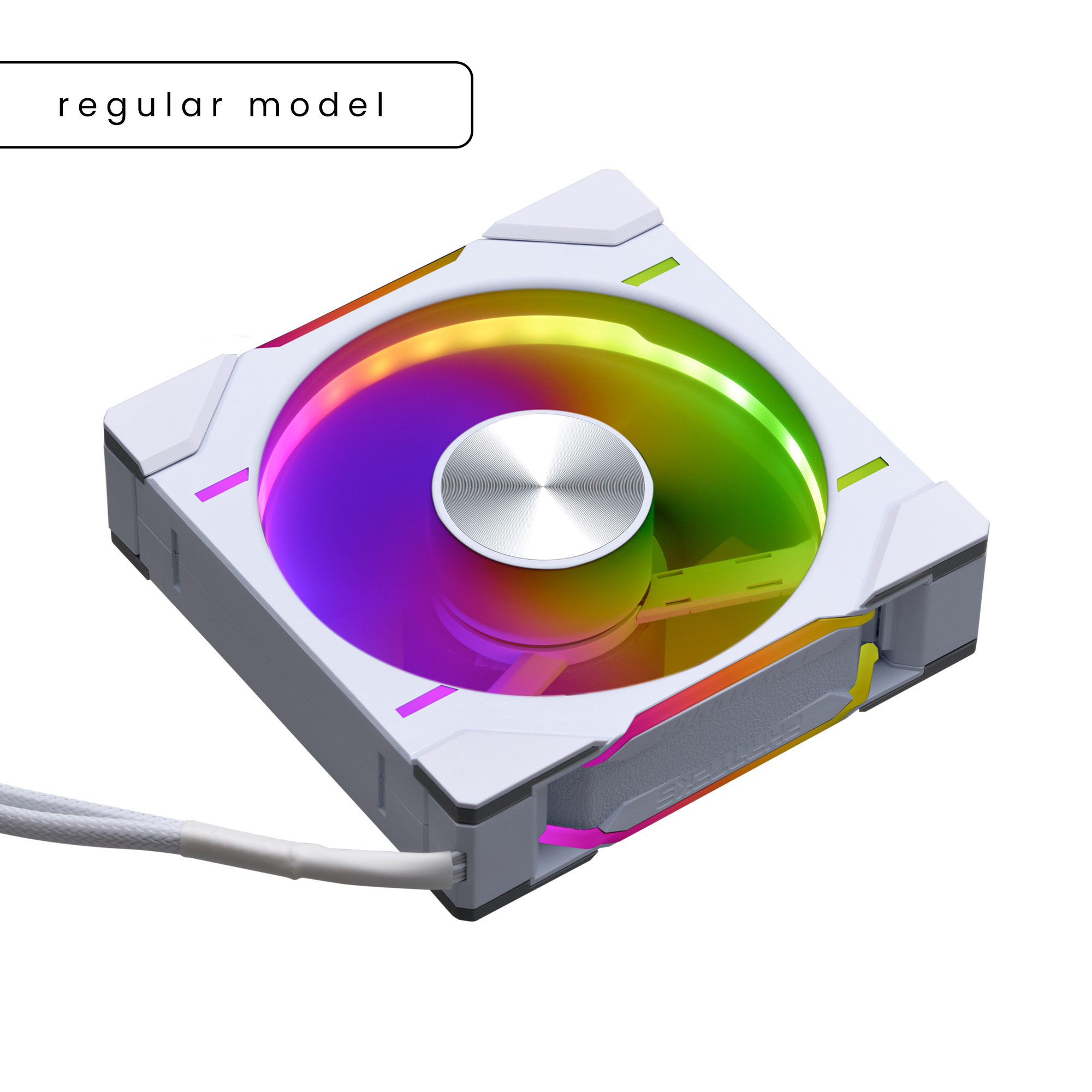 PHANTEKS D30 120MM PWM FAN REGULAR DRGB WHITE (1-PACK) thumbnail 5
