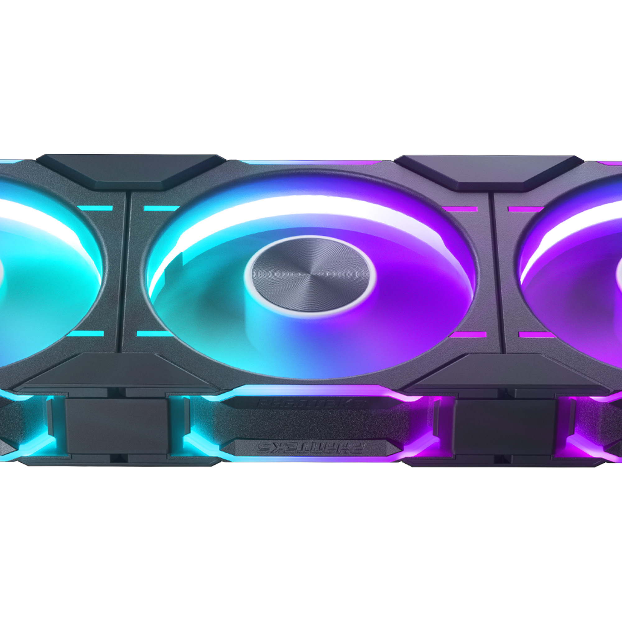 PHANTEKS D30 120MM PWM FAN REVERSE DRGB BLACK (1-PACK) thumbnail 2
