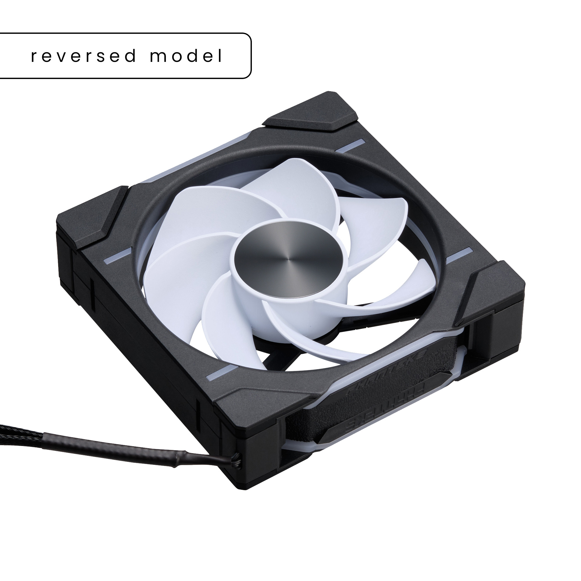 PHANTEKS D30 120MM PWM FAN REVERSE DRGB BLACK (1-PACK) thumbnail 6