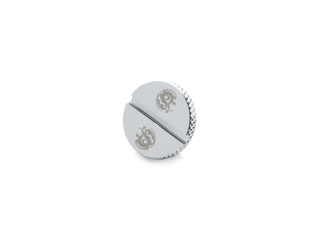 BITSPOWER G1/4" SILVER SHINING LOW-PROFILE STOP FITTING thumbnail 2