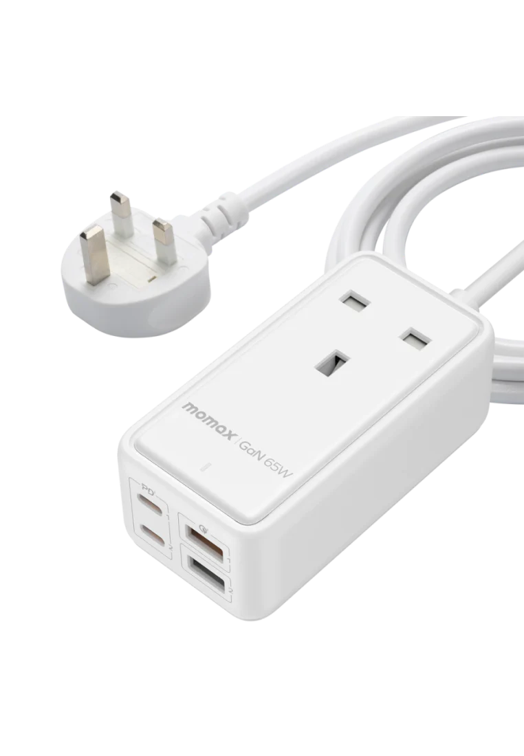 ONEPLUG 65W GaN EXTENSION CORD WITCH USB(WH)