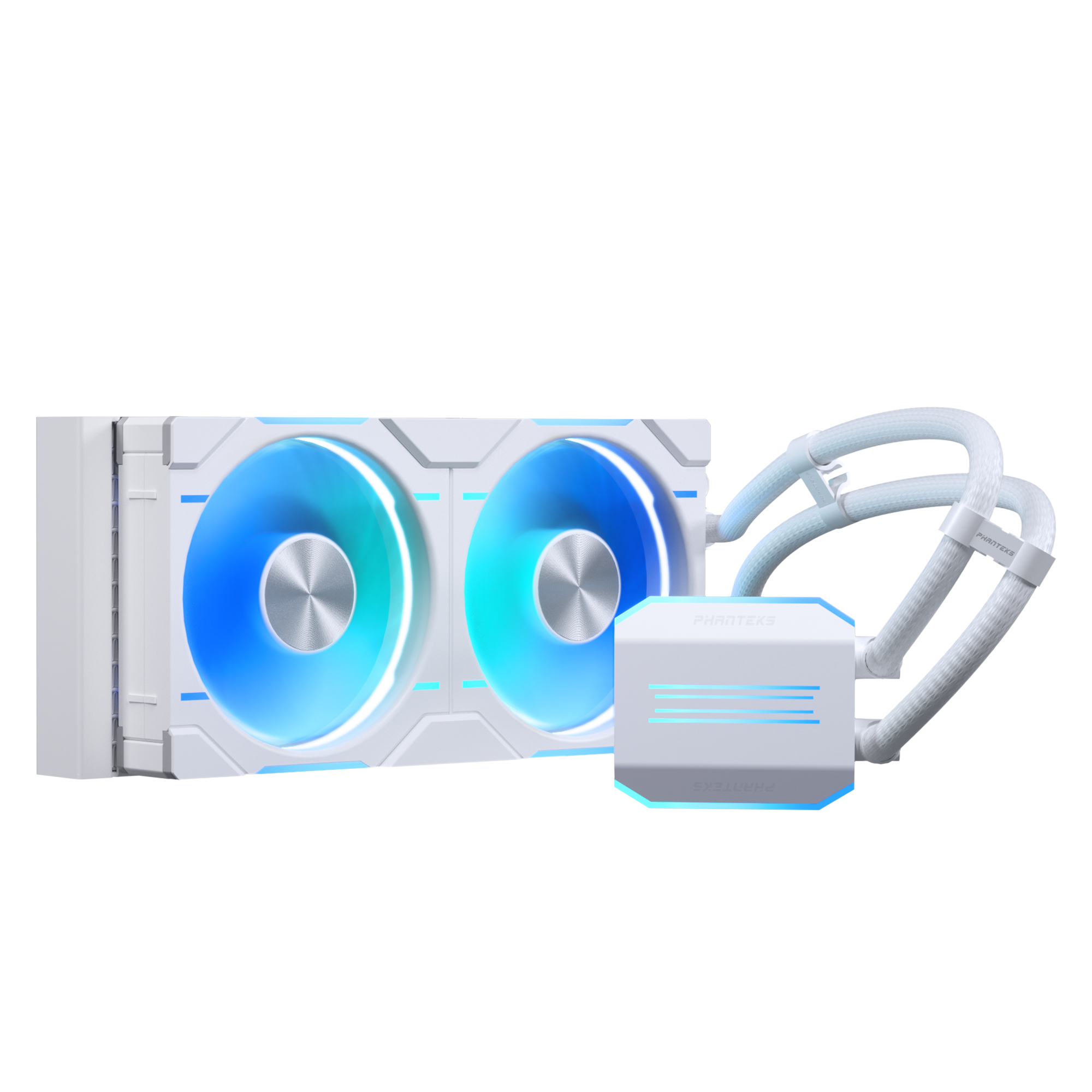 PHANTEKS GLACIER ONE 240D30 D-RGB AIO LIQUID COOLER WHITE thumbnail 8