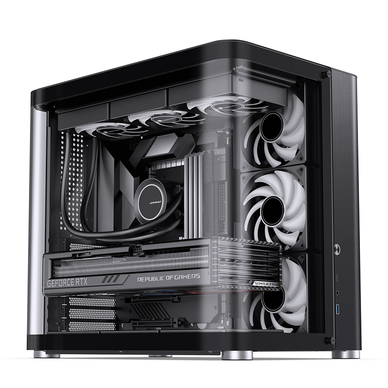 JONSBO TK-2 ATX CASE W/WINDOWS BLACK thumbnail 6