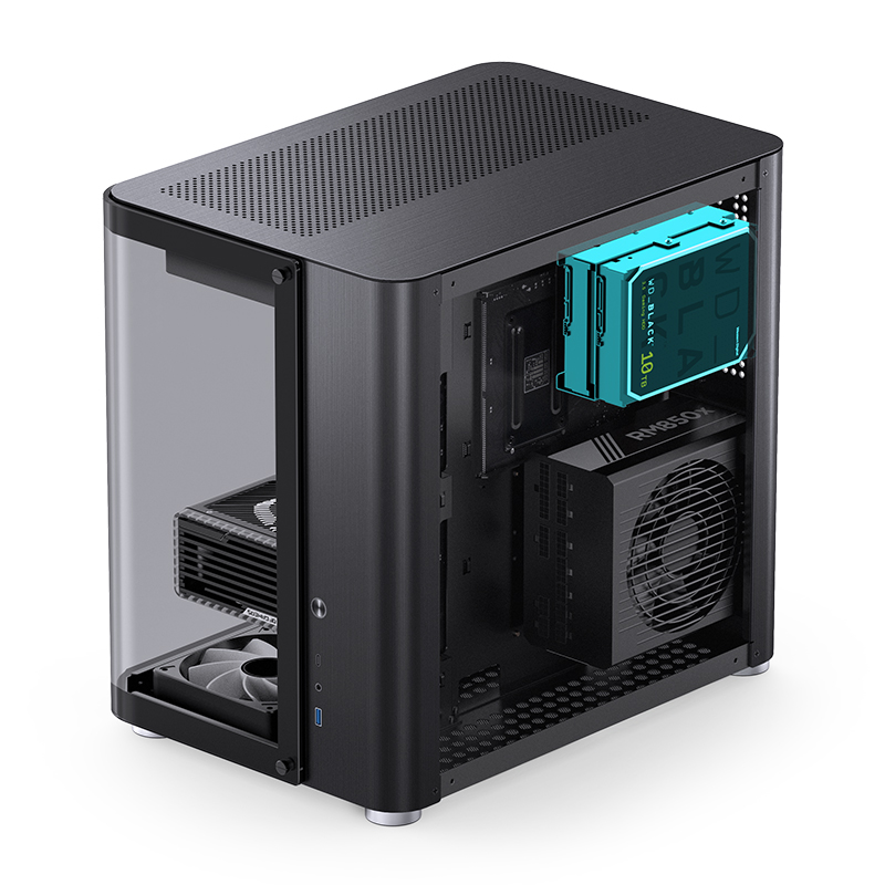 JONSBO TK-2 ATX CASE W/WINDOWS BLACK thumbnail 11
