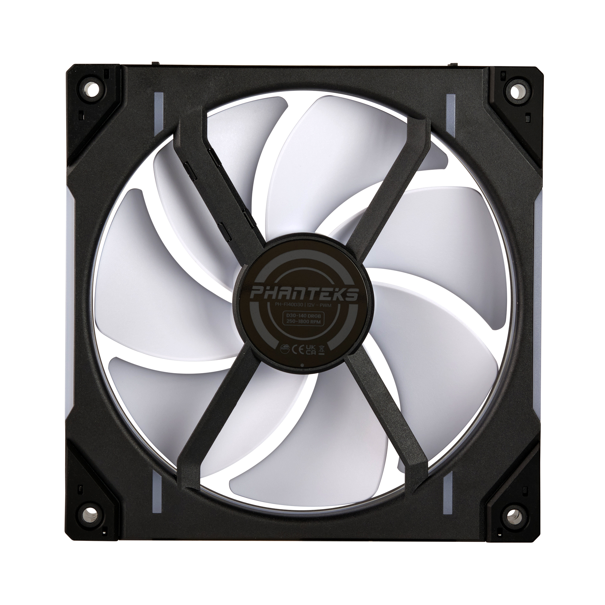 PHANTEKS D30 140MM PWM FAN REGULAR DRGB BLACK (3-PACK) thumbnail 8
