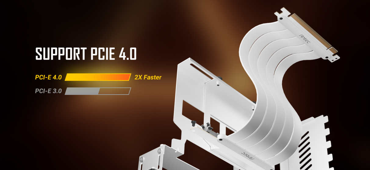 ANTEC PCIE-4.0 VERTICAL BRACKET CABLE KIT BLACK thumbnail 3