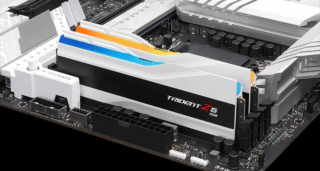 G-SKILL TRIDENT Z5 RGB 64G(32G*2) DDR5 6000MHZ WHITE thumbnail 6