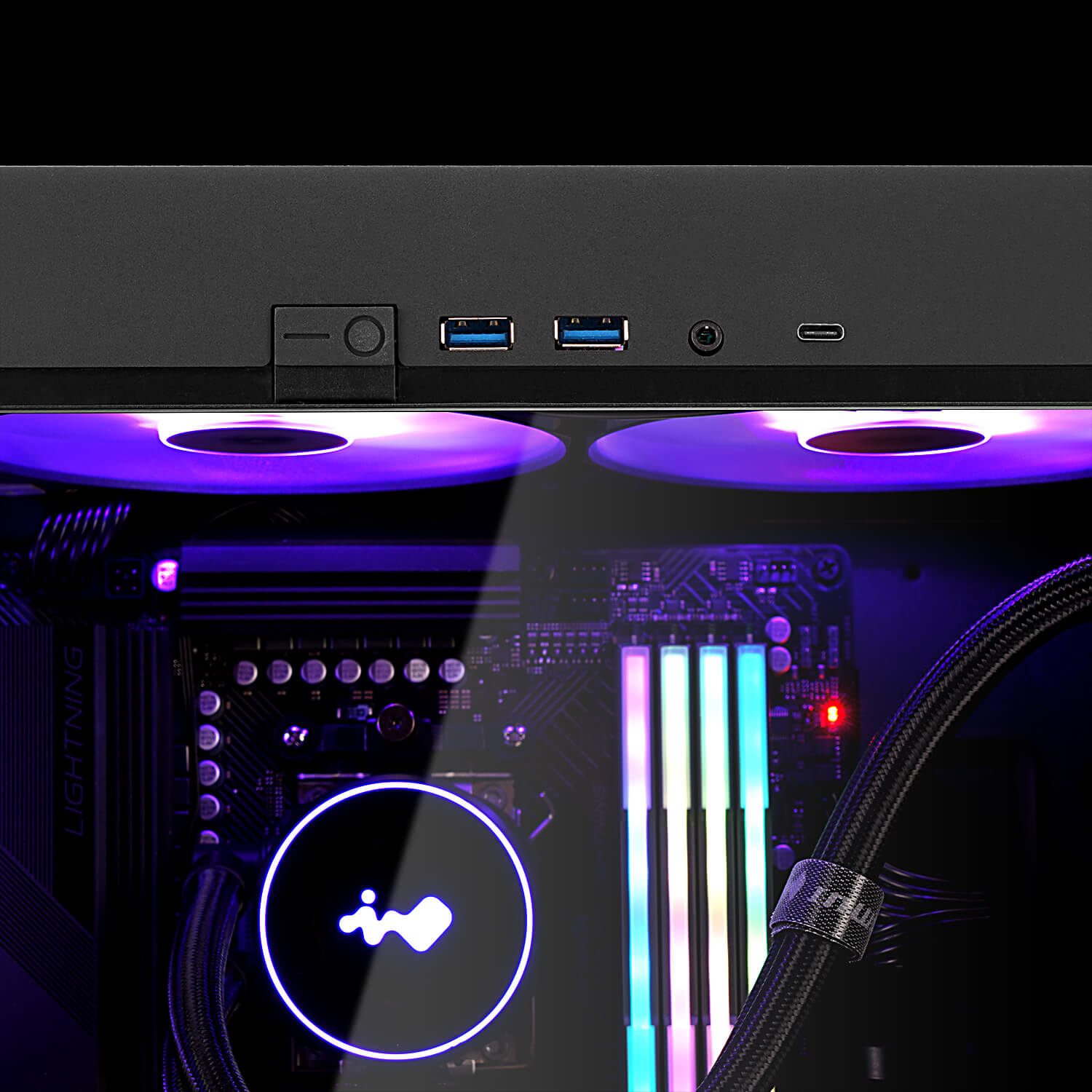 IN WIN MODFREE DELUXE FULL TOWER CASE BLACK thumbnail 8