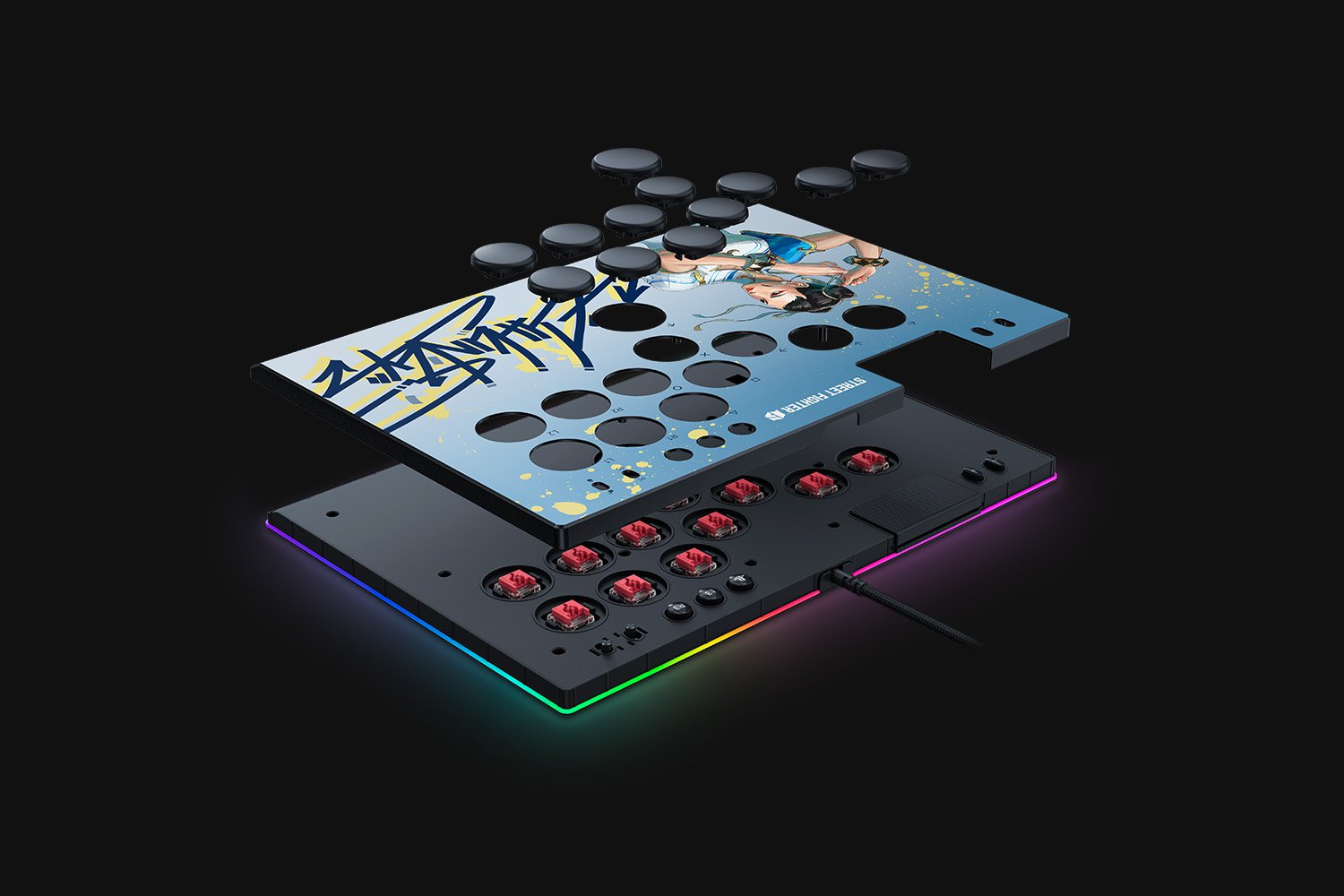 RAZER KITSUNE ALL-BUTTON OPTICAL CONTROLLER CHUN-LI thumbnail 4
