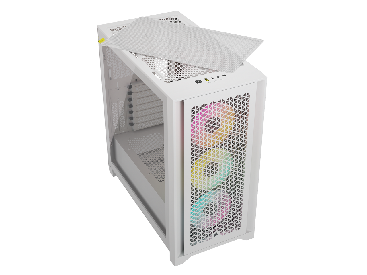 CORSAIR 4000D RGB AIRFLOW MID-TOWER CASE WHITE thumbnail 3