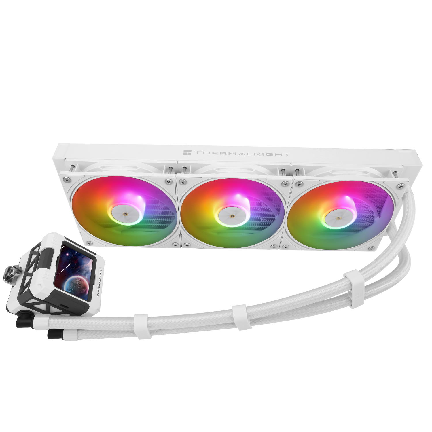 THERMALRIGHT FROZEN WARFRAME 360 ARGB W/2.4IPS SCREEN WHITE thumbnail 7
